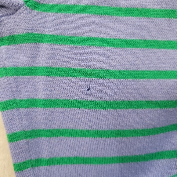 J. Crew Button Front Cardigan in Blue & Green Stripes Women's Size S - Picture 6 of 6